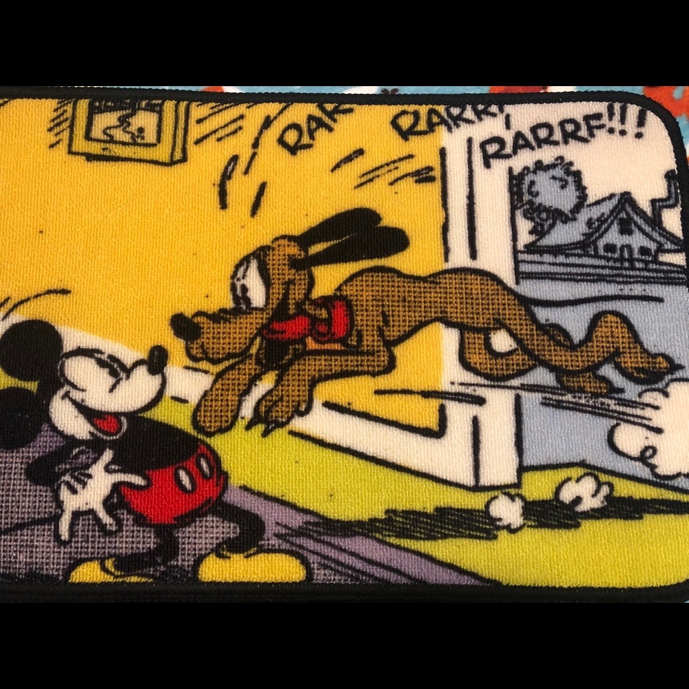 Mickey Mouse & Pluto Floor Mat